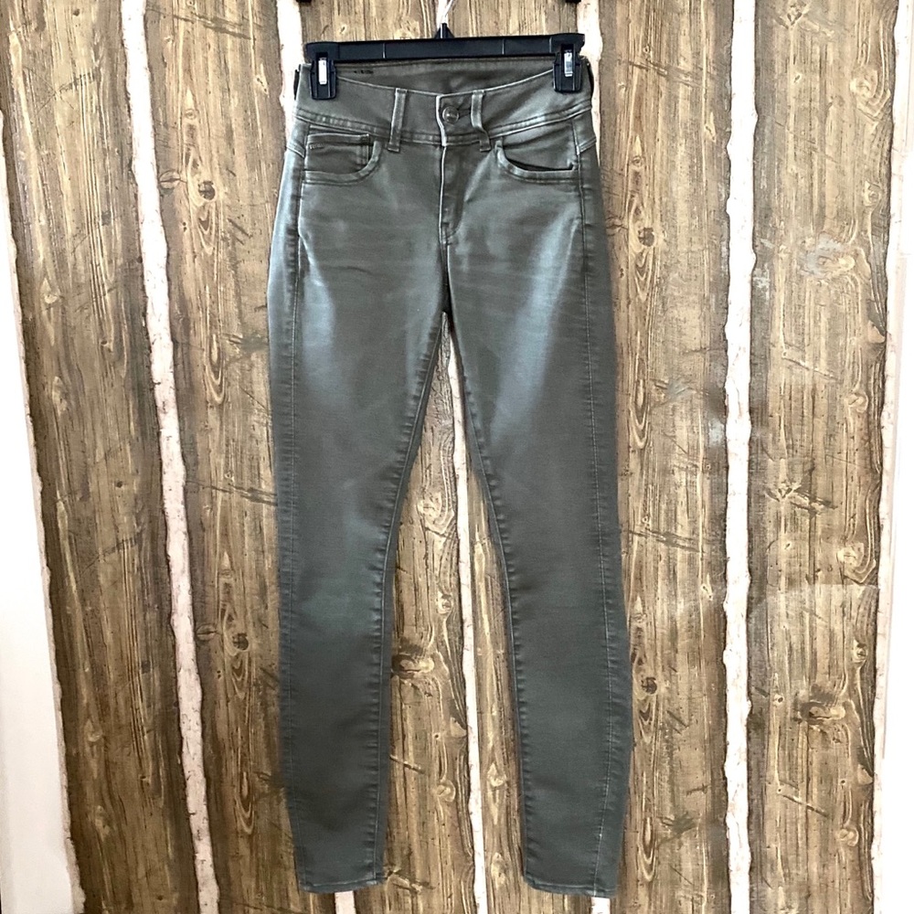 G-star raw skinny olive jeans women’s size 25